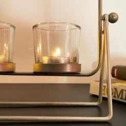 Darthome Limited Gold Multi Hurricane Candle Holder Set -Darthome Limited IMG E8928