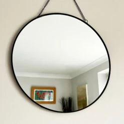 Darthome Limited Black Chain Hanging Mirror -Darthome Limited IMG E8980