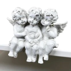 Darthome Limited White Cherub Triplets Ornament -Darthome Limited IMG E9035 editedNcopy