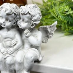 Darthome Limited White Cherub Triplets Ornament -Darthome Limited IMG E9038 editedQ