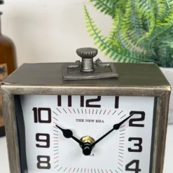 Darthome Limited Antique Brass Square Carriage Clock -Darthome Limited IMG E9049 editedX