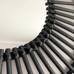 Darthome Limited Black Rattan Mirror 80cm -Darthome Limited IMG E9060