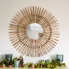 Darthome Limited Natural Rattan Mirror 80cm