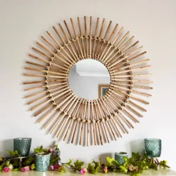 Darthome Limited Natural Rattan Mirror 80cm