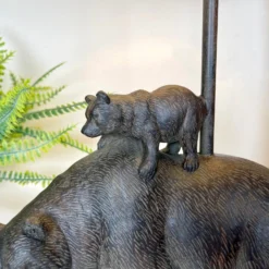 Darthome Limited Black Bear Family Lamp With White Drum Shade -Darthome Limited IMG E9089