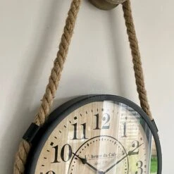 Darthome Limited Hanging Clock On Rope Pulley -Darthome Limited IMG E9097