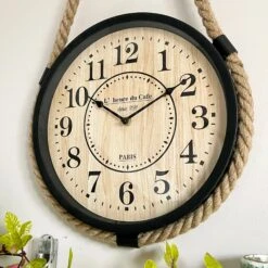 Darthome Limited Hanging Clock On Rope Pulley -Darthome Limited IMG E9098