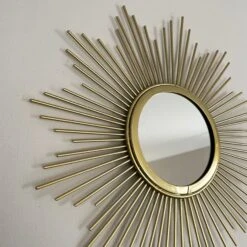 Darthome Limited Small Gold Sunburst Mirror -Darthome Limited IMG E9116