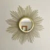 Darthome Limited Small Gold Sunburst Mirror