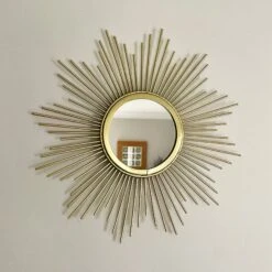 Darthome Limited Small Gold Sunburst Mirror