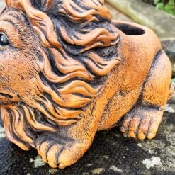 Darthome Limited Cement Lion Planter -Darthome Limited IMG E9288