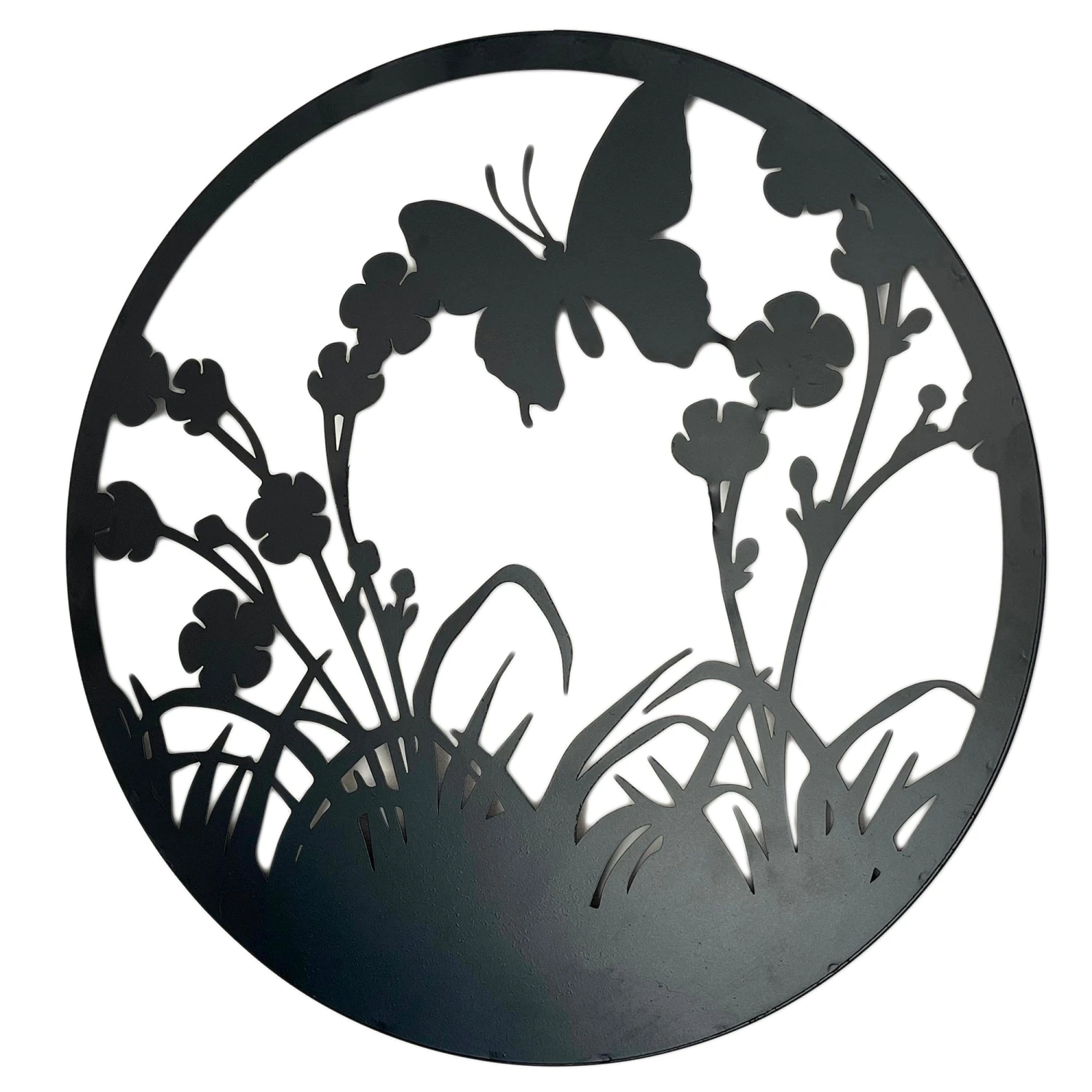 Darthome Limited Black Floral Butterfly Garden Wall Art 50cm 3 Darthome Limited Black Floral Butterfly Garden Wall Art 50cm - Image 3
