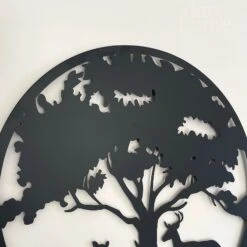 Darthome Limited Black Metal Round Tree Deer Silhouette Wall Art 12 Darthome Limited Black Metal Round Tree Deer Silhouette Wall Art -Darthome Limited IMG E9356 editedAV