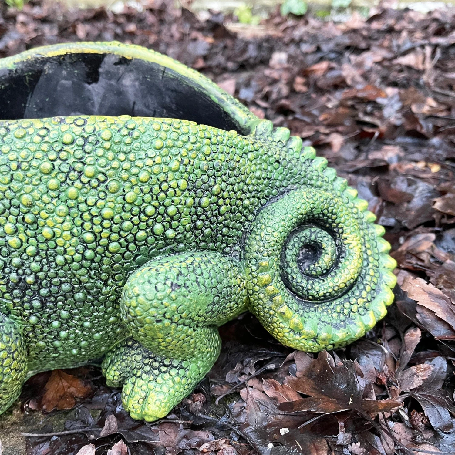 Darthome Limited Cement Green Chameleon Planter 8 Darthome Limited Cement Green Chameleon Planter - Image 8