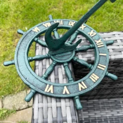 Darthome Limited Cast Iron Anchor & Ships Sail Garden Sundial 24cm -Darthome Limited IMG E9365 edited270 scaled