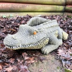 Darthome Limited Cement Crocodile Planter -Darthome Limited IMG E9370