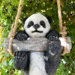 Darthome Limited Swinging Panda Garden Ornament 22cm -Darthome Limited IMG E9401 editedCG