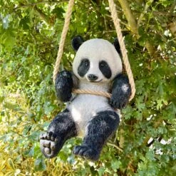 Darthome Limited Hanging Panda Garden Ornament 30cm