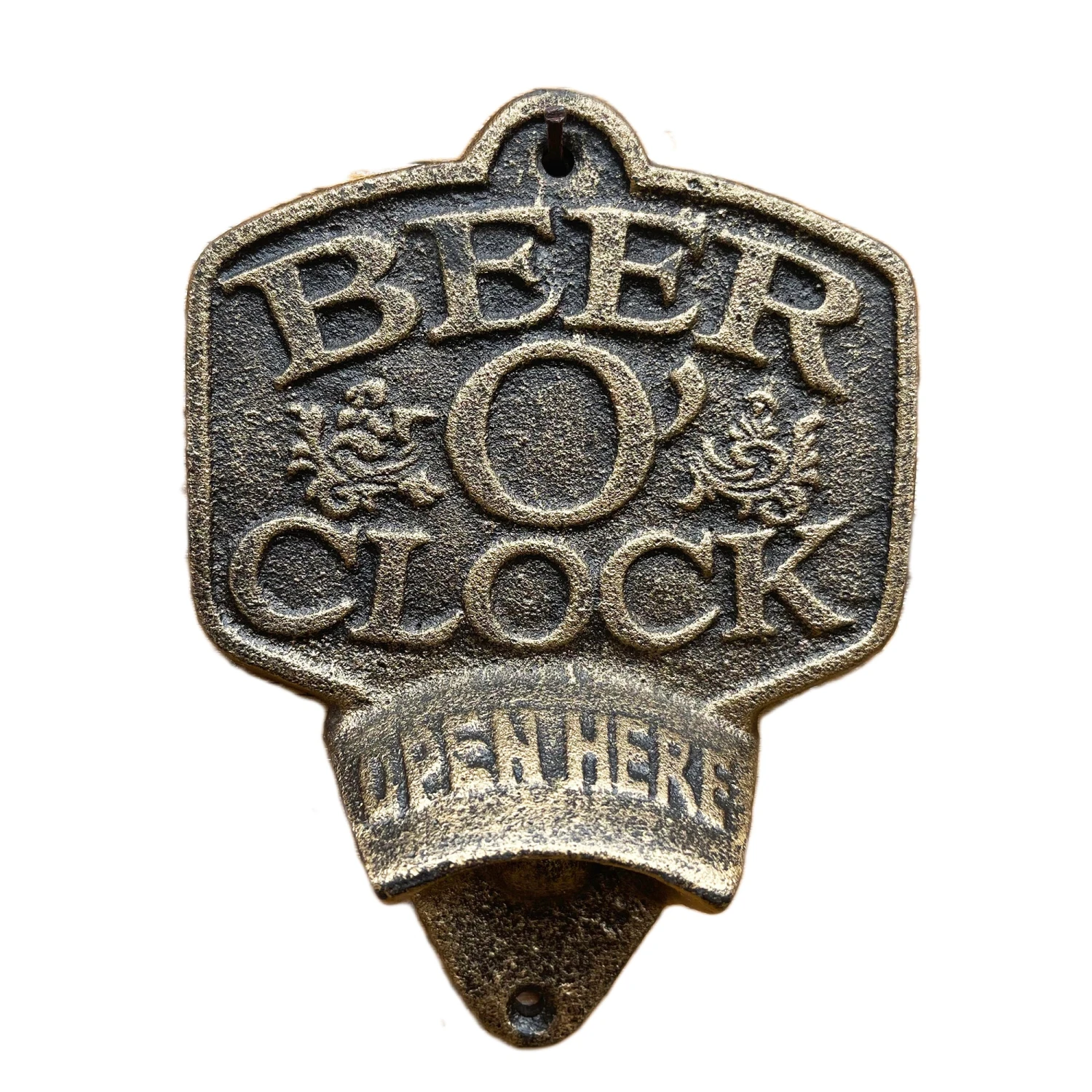 Darthome Limited Cast Iron Beer O'Clock Wall Bottle Opener 2 Darthome Limited Cast Iron Beer O'Clock Wall Bottle Opener - Image 2