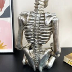 Darthome Limited Chrome Silver Meditating Skeleton Ornament 12 Darthome Limited Chrome Silver Meditating Skeleton Ornament -Darthome Limited IMG E9600 editedHR