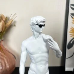 Darthome Limited White Cool David Michelangelo Ornament -Darthome Limited IMG E9660 editedIP