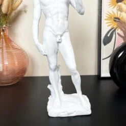 Darthome Limited White Cool David Michelangelo Ornament -Darthome Limited IMG E9662 editedIR