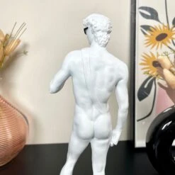 Darthome Limited White Cool David Michelangelo Ornament -Darthome Limited IMG E9666 editedIU