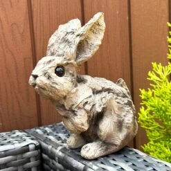 Darthome Limited Wood Effect Bunny Sculpture