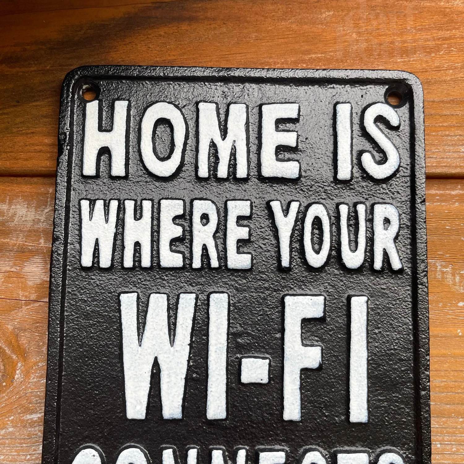Darthome Limited Wifi Connects Automatically Cast Iron Wall Plaque 21cm 2 Darthome Limited Wifi Connects Automatically Cast Iron Wall Plaque 21cm - Image 2