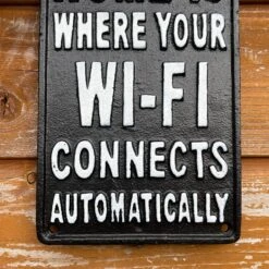 Darthome Limited Wifi Connects Automatically Cast Iron Wall Plaque 21cm 7 Darthome Limited Wifi Connects Automatically Cast Iron Wall Plaque 21cm -Darthome Limited IMG E9710 editedKJ