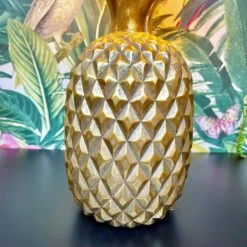 Darthome Limited Gold Pineapple Table Lamp W/ Black Fabric Shade -Darthome Limited IMG E9744 edited19