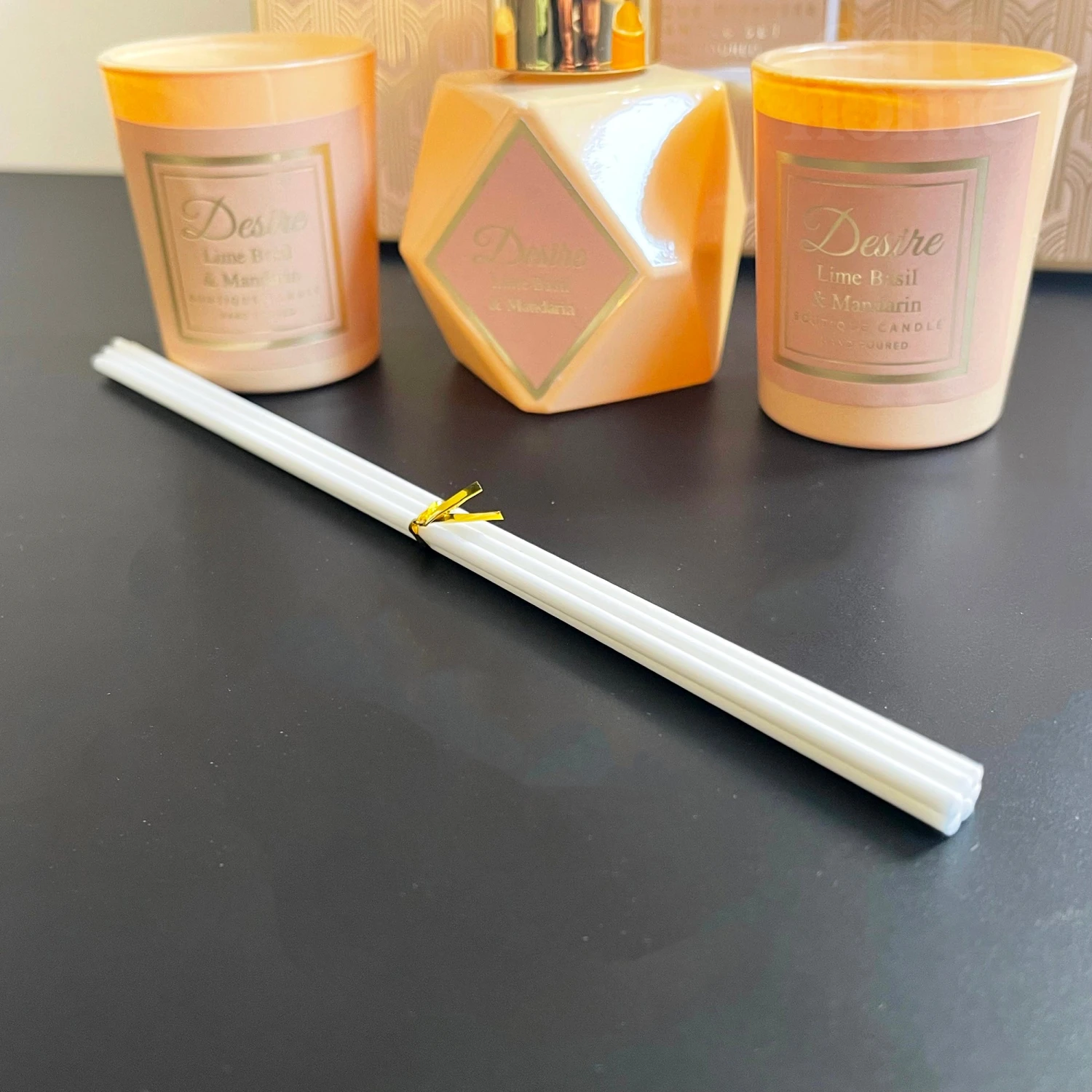 Darthome Limited Lime Basil & Mandarin Candle & Diffuser Set 4 Darthome Limited Lime Basil & Mandarin Candle & Diffuser Set - Image 4