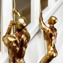 Darthome Limited Set Of 2 Gold Climbing Men Figurines -Darthome Limited IMG E9766 editedMG