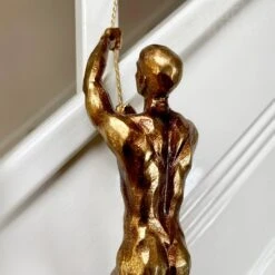 Darthome Limited Set Of 2 Gold Climbing Men Figurines -Darthome Limited IMG E9767 editedMH