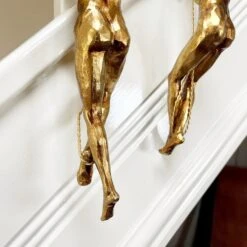 Darthome Limited Set Of 2 Gold Climbing Men Figurines -Darthome Limited IMG E9769 editedMJ