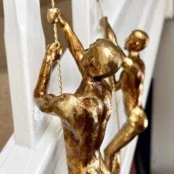 Darthome Limited Set Of 2 Gold Climbing Men Figurines -Darthome Limited IMG E9770 editedMK