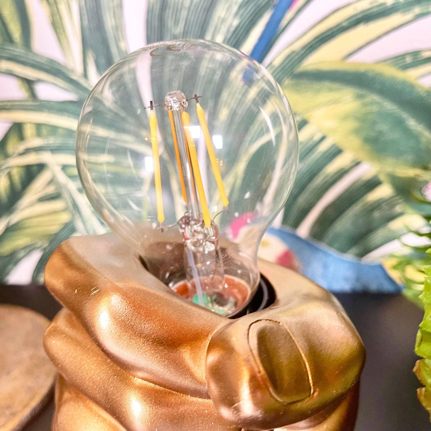 Darthome Limited Golden Fist Shadeless Table Lamp 2 Darthome Limited Golden Fist Shadeless Table Lamp - Image 2