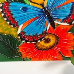 Darthome Limited Butterfly Garden Ceramic Tile Wall Art -Darthome Limited IMG E9861 editedV