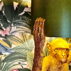 Darthome Limited Large Gold Chimp Lamp -Darthome Limited IMG E9885 edited49