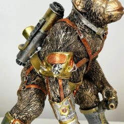 Darthome Limited Gold Steampunk Monkey Sculpture -Darthome Limited IMG E9903