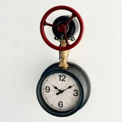 Darthome Limited Wall Mounted Metal Industrial Pipe Clock