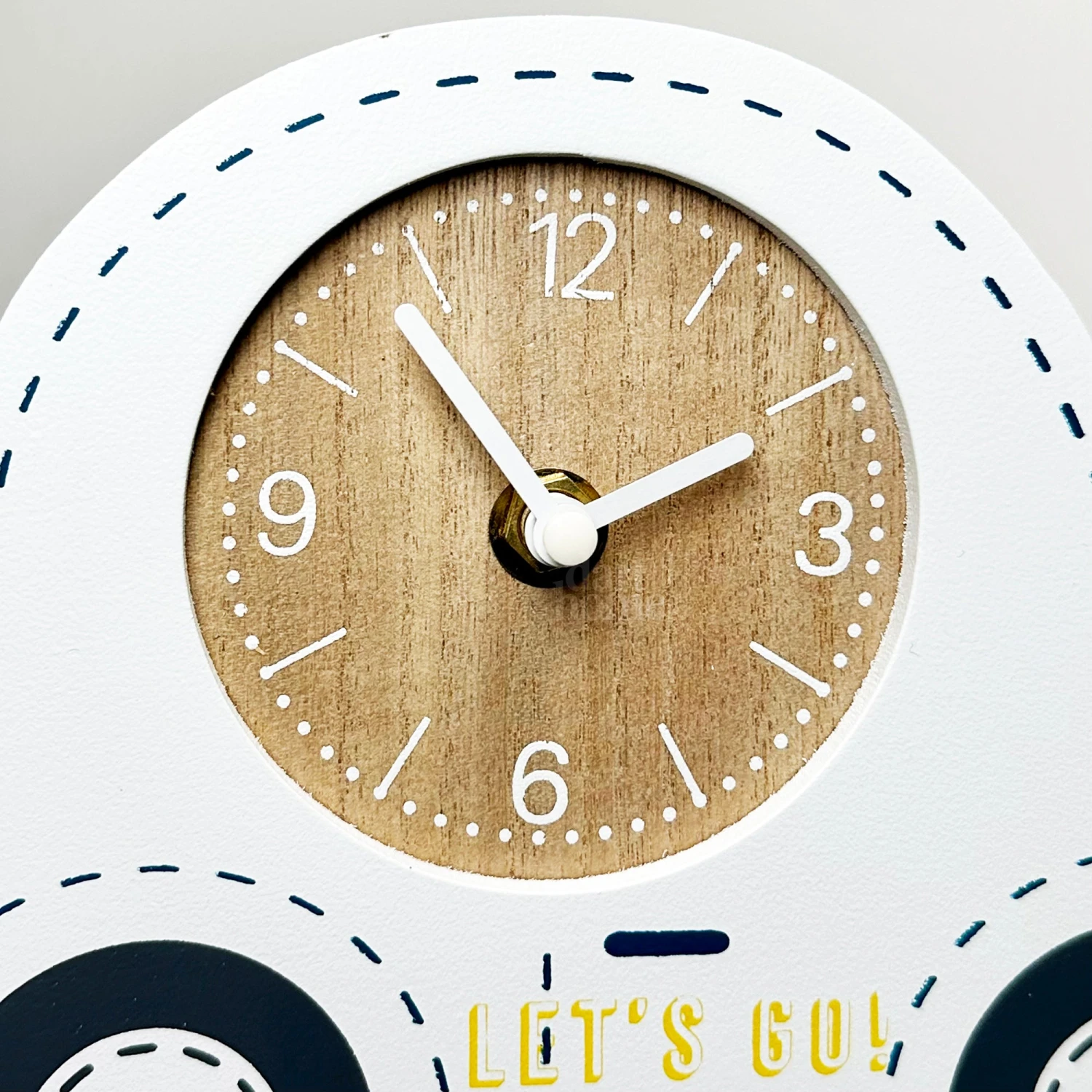 Darthome Limited White Car Childrens Clock 2 Darthome Limited White Car Childrens Clock - Image 2