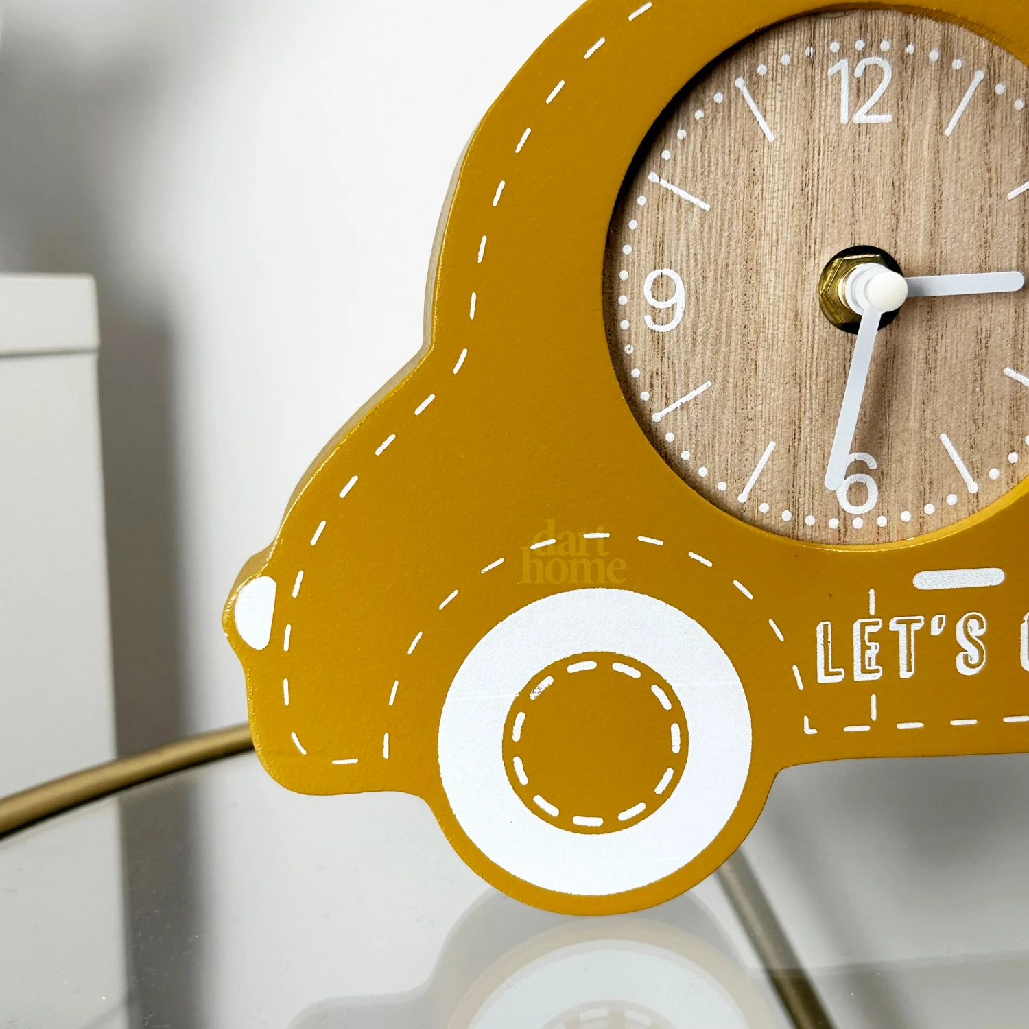 Darthome Limited Yellow Car Childrens Clock 3 Darthome Limited Yellow Car Childrens Clock - Image 3