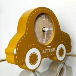 Darthome Limited Yellow Car Childrens Clock 12 Darthome Limited Yellow Car Childrens Clock -Darthome Limited IMG E9925