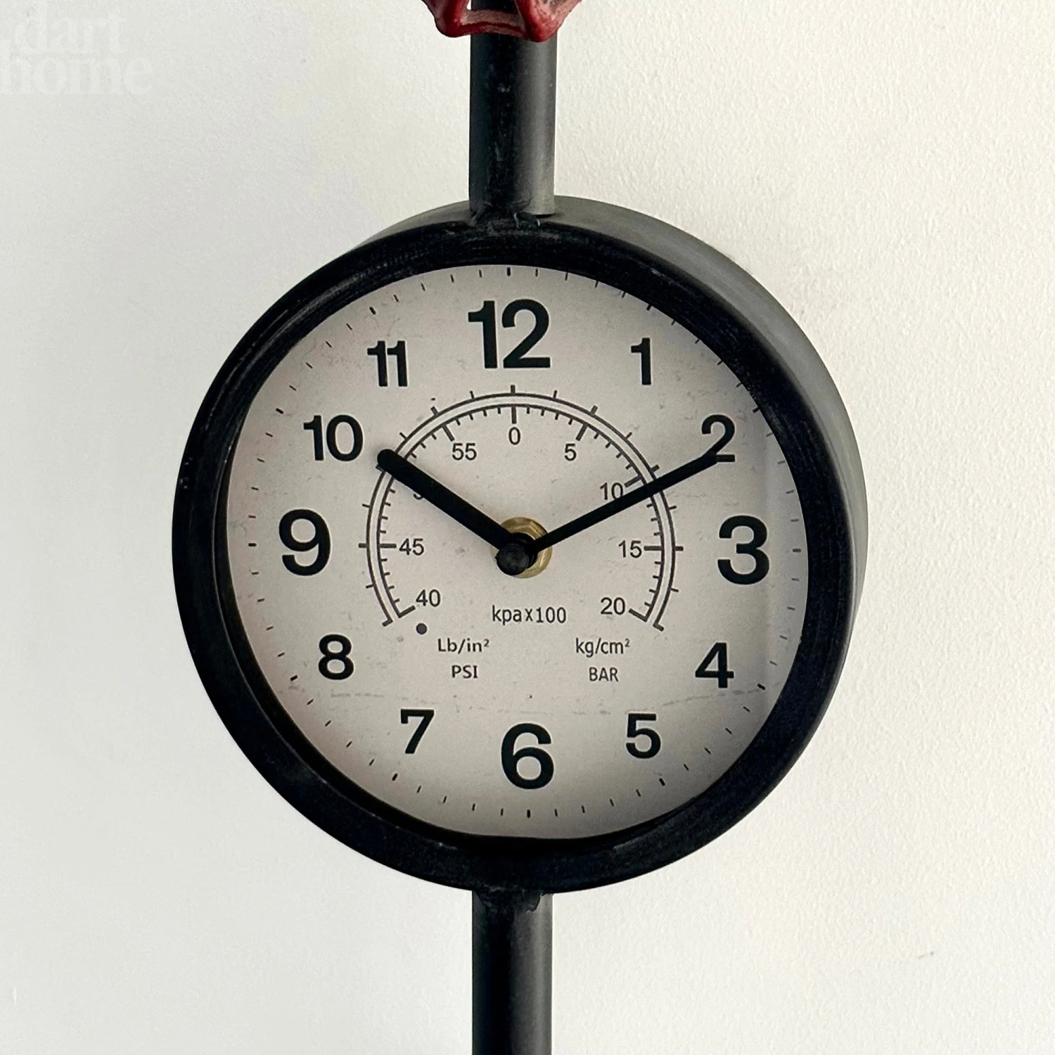 Darthome Limited Metal Industrial Pipe Wall Clock 2 Darthome Limited Metal Industrial Pipe Wall Clock - Image 2