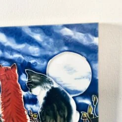 Darthome Limited Ceramic Tile Wall Art - Whispering Cats At Night 8 Darthome Limited Ceramic Tile Wall Art - Whispering Cats At Night -Darthome Limited IMG E9946 editedCL