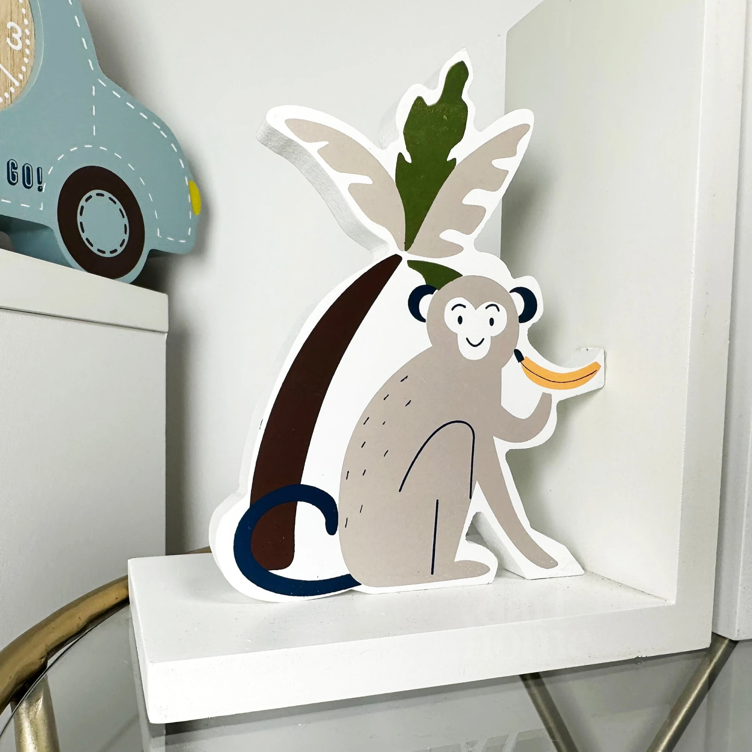 Darthome Limited Safari Childrens Bookends - Monkey And Rhino 2 Darthome Limited Safari Childrens Bookends - Monkey And Rhino - Image 2