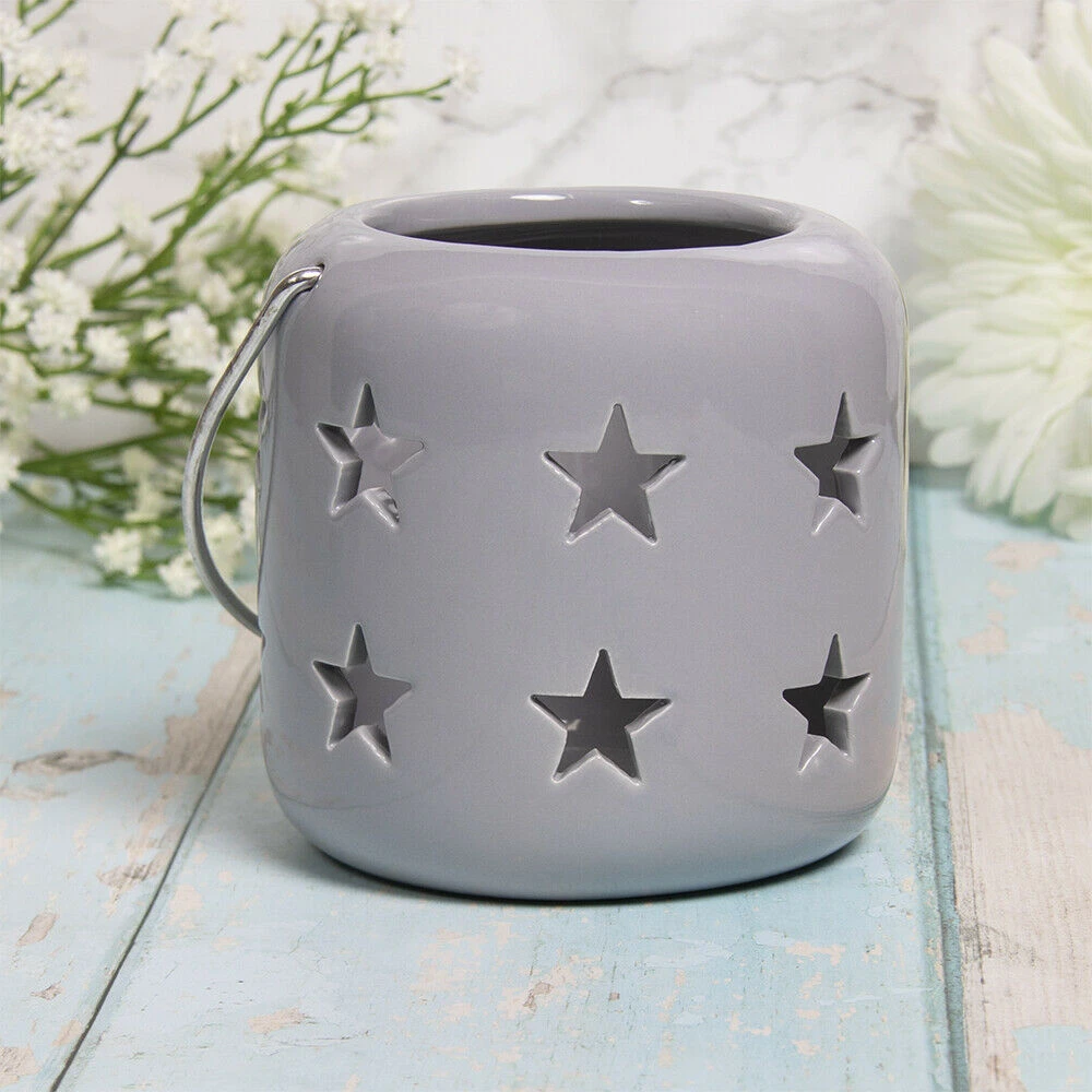 Darthome Limited Grey Star Candle Lantern 10cm 1 Darthome Limited Grey Star Candle Lantern 10cm